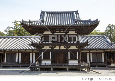 世界遺産唐招提寺鼓楼 18398950