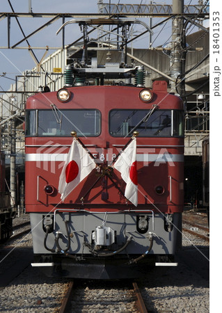 EF81-81お召仕様 電気機関車の写真素材 [18401353] - PIXTA