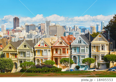 Painted Ladies, San Francisco, California, USA Painted Ladies, San Francisco, California, USA 18405553