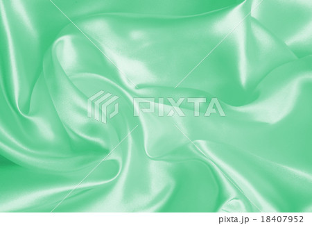 Smooth elegant green silk or satin texture Smooth elegant green silk or satin texture 18407952