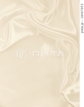 Smooth elegant golden silk or satin as background. 18407953