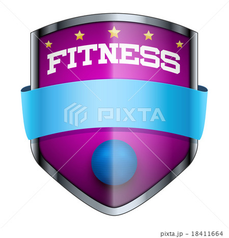 Fitness Shield badge.  18411664
