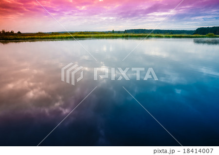 Calm River Nature Background 18414007
