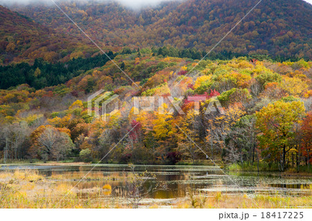 観音沼周辺の紅葉 下郷・会津西街道・甲子道路 観音沼周辺の紅葉 下郷・会津西街道・甲子道路 18417225