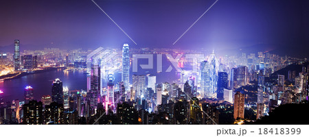 Hong Kong at night Hong Kong at night 18418399