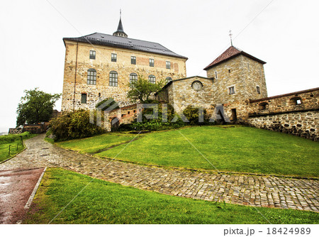 Akershus Fortress in rainy day. Oslo. Norway. Akershus Fortress in rainy day. Oslo. Norway. 18424989