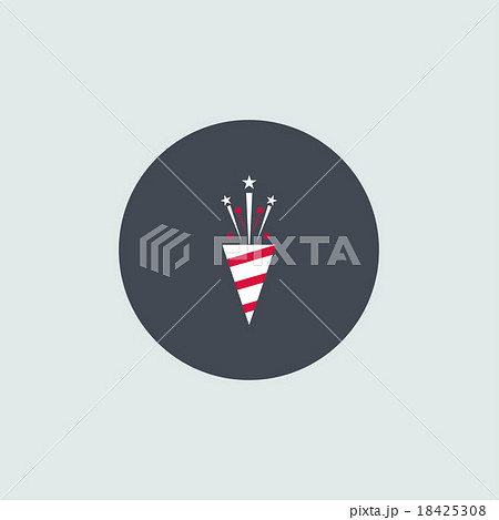 Icon Christmas slapstick for holiday season Icon Christmas slapstick for holiday season 18425308
