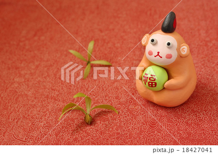 年賀素材 猿 年賀素材 猿 18427041