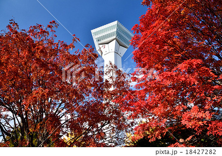 秋の五稜郭タワー 秋の五稜郭タワー 18427282