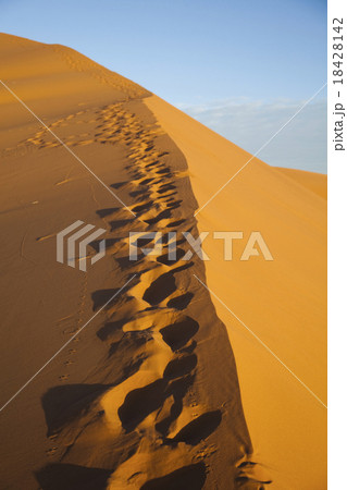 Dunes in Moroccan Sahara, colorful vibrant travel  18428142
