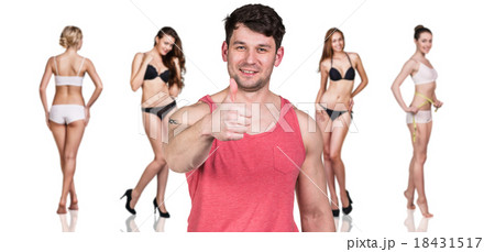 Man and women with perfect bodies 18431517