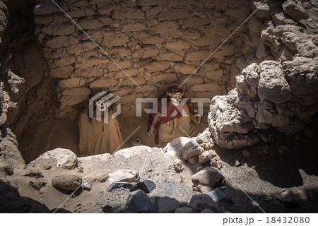 Chauchilla Cemetery in Nazca desert, Peru 18432080