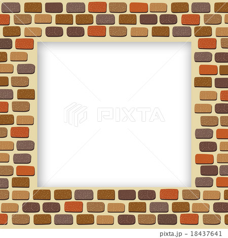empty brick wall frame 18437641