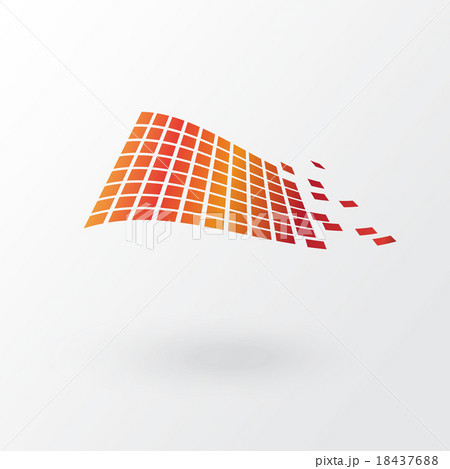 abstract color pixels tile floating abstract color pixels tile floating 18437688
