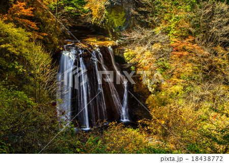 横谷渓谷　王滝の紅葉 18438772