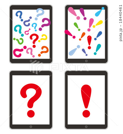 タブレット　マーク 18440461