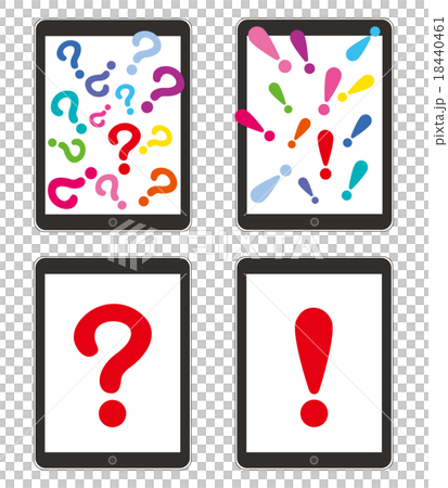 タブレット　マーク 18440461