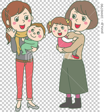 ママ友 ママ友 18440790