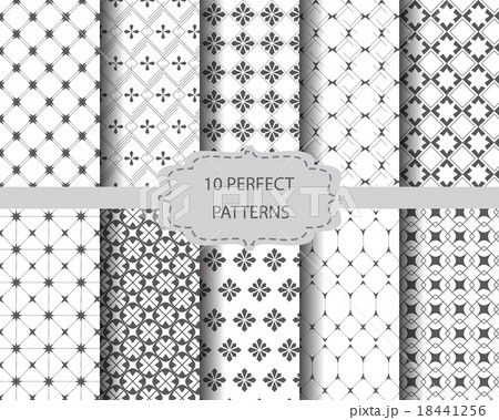 10 perfect patternsのイラスト素材 [18441256] - PIXTA