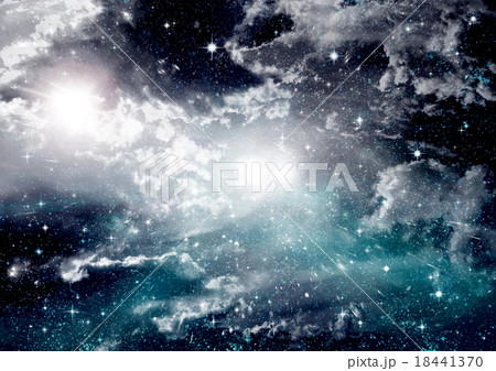 galaxy in a free space 18441370