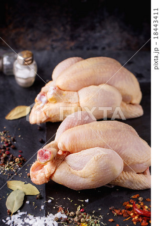Two Raw Chicken Two Raw Chicken 18443411
