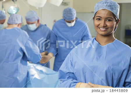 Asian Female Doctor Nurse Operating Theater Asian Female Doctor Nurse Operating Theater 18443809