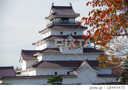 鶴ヶ城　秋 18444473