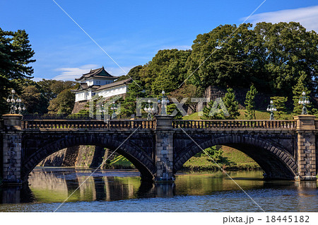 Imperial Palace and Nijubashi Bridge, Tokyo, Japan Imperial Palace and Nijubashi Bridge, Tokyo, Japan 18445182
