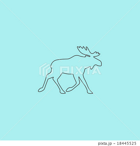moose vector illustration 18445525