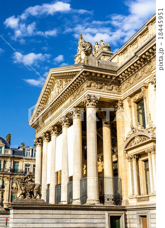 Facade of Brussels Stock Exchange - Belgium Facade of Brussels Stock Exchange - Belgium 18445951