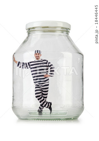 Glass empty jar isolated on white Glass empty jar isolated on white 18446445