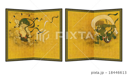 風神雷神図＿_屏風 18446613