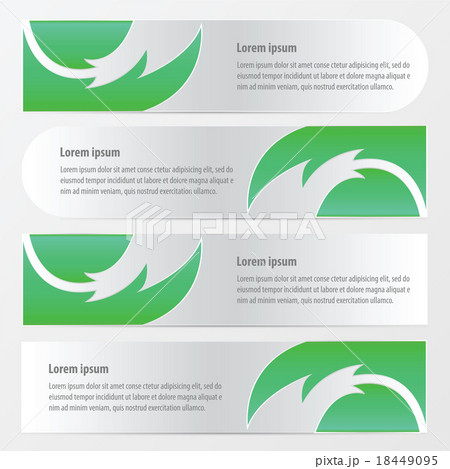 banner fire pattern vector green colorのイラスト素材 [18449095] - PIXTA