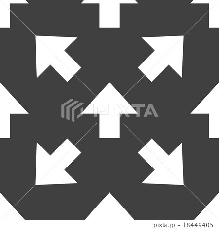 arrow web icon. flat design. Seamless pattern. 18449405