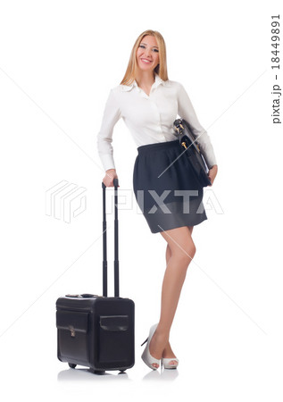 Woman preparing for vacation   18449891