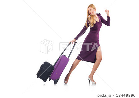 Woman preparing for vacation   18449896