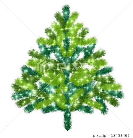 クリスマス クリスマスツリー モミの木 アイコン のイラスト素材