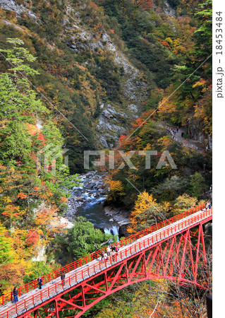黒部川本流 奥鐘橋 黒部川本流 奥鐘橋 18453484