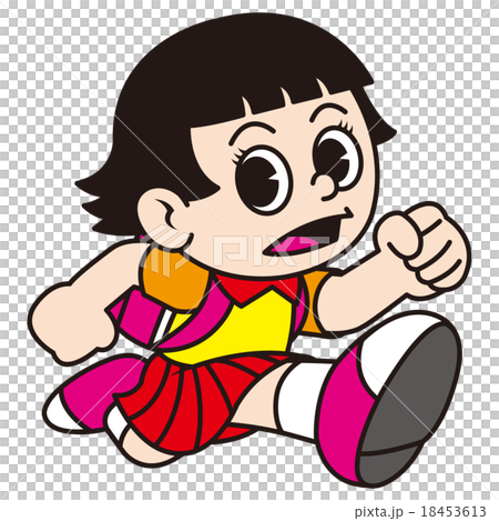 飛び出す女の子 18453613