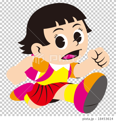 A girl who jumps out 18453614