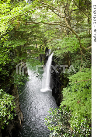 Waterfall in a gorge Waterfall in a gorge 18453631