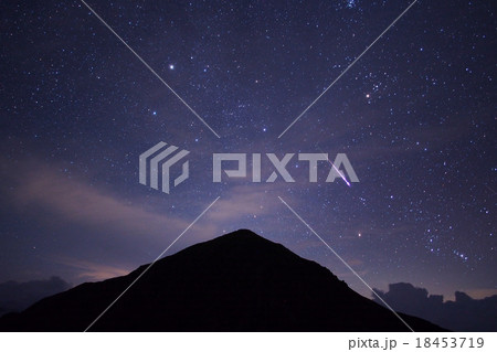 悪沢岳、ペルセウス座流星群の夜 18453719