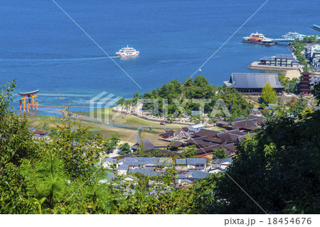 弥山山頂からの広島市街 18454676