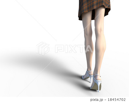 綺麗な足の女性 ボディーパーツ perming 3DCG イラスト素材 綺麗な足の女性 ボディーパーツ perming 3DCG イラスト素材 18454702
