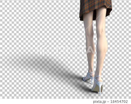 綺麗な足の女性 ボディーパーツ perming 3DCG イラスト素材 綺麗な足の女性 ボディーパーツ perming 3DCG イラスト素材 18454702