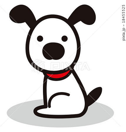 白い犬 18455525