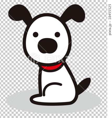 白い犬 18455525