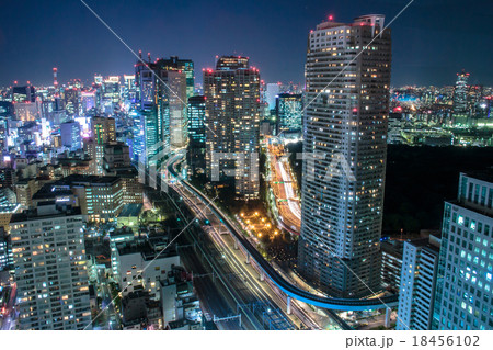 東京都心夜景 18456102