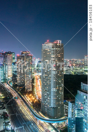 東京都心夜景 18456103