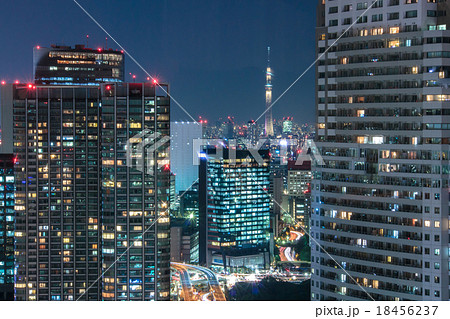 東京都心夜景 18456237